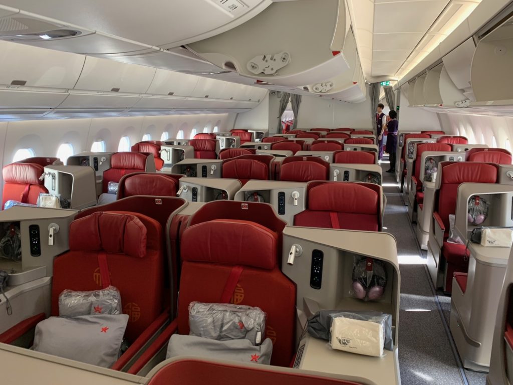 Review Hong Kong Airlines A350 Business Class Los Angeles To Hong Kong