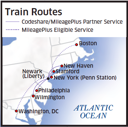 a map of a train route