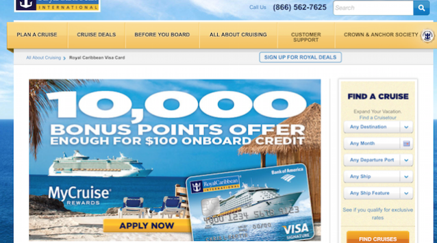 a close-up of a cruise credit card