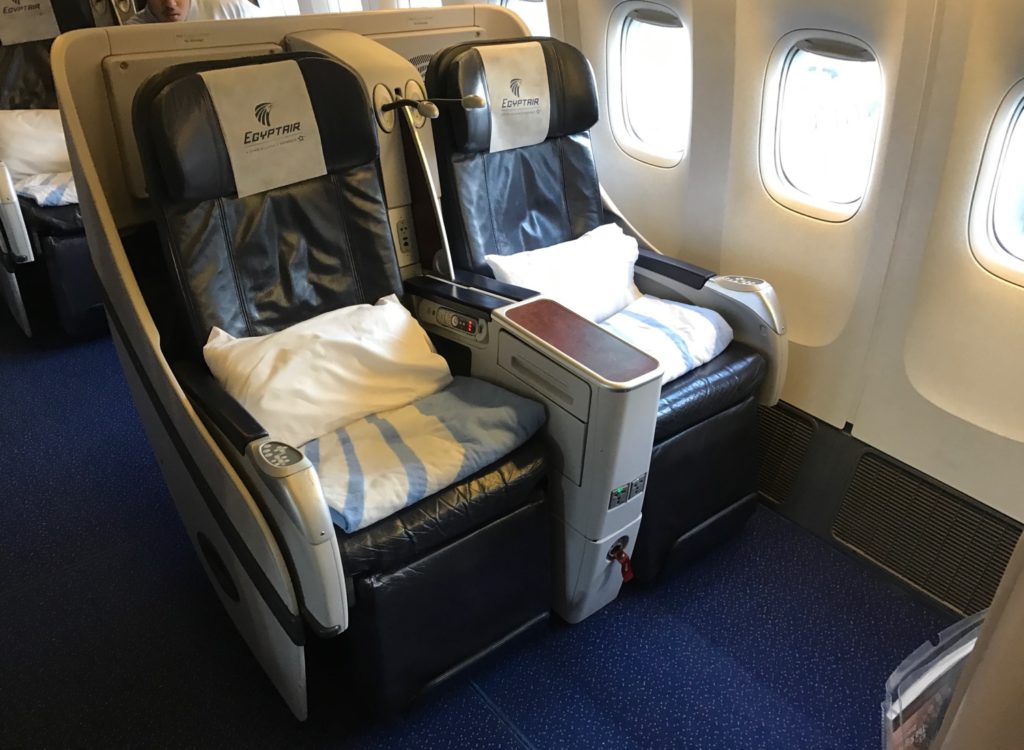 Review: London to Cairo in EgyptAir 777-300 Business Class - Live and ...