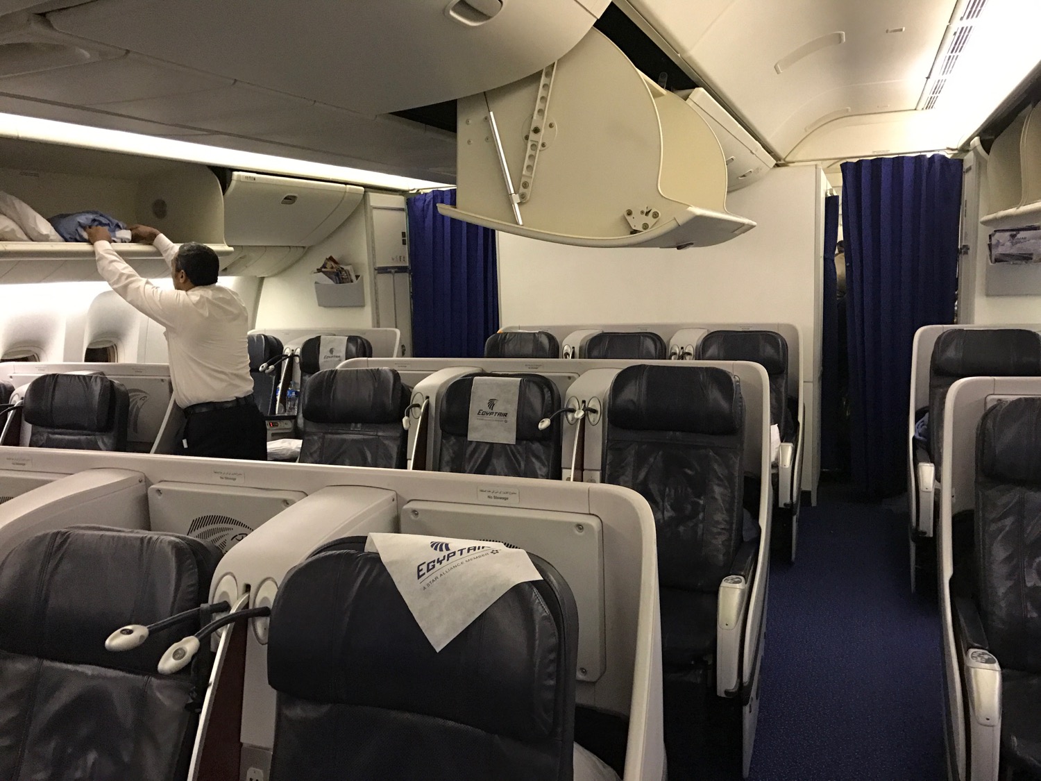 Review: London to Cairo in EgyptAir 777-300 Business Class - Live and ...