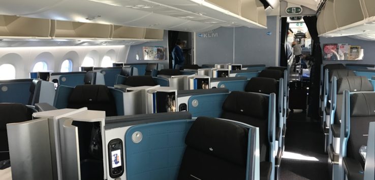 KLM 787 Business Class