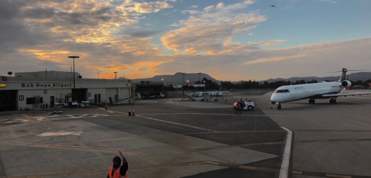 an airplane on the runway