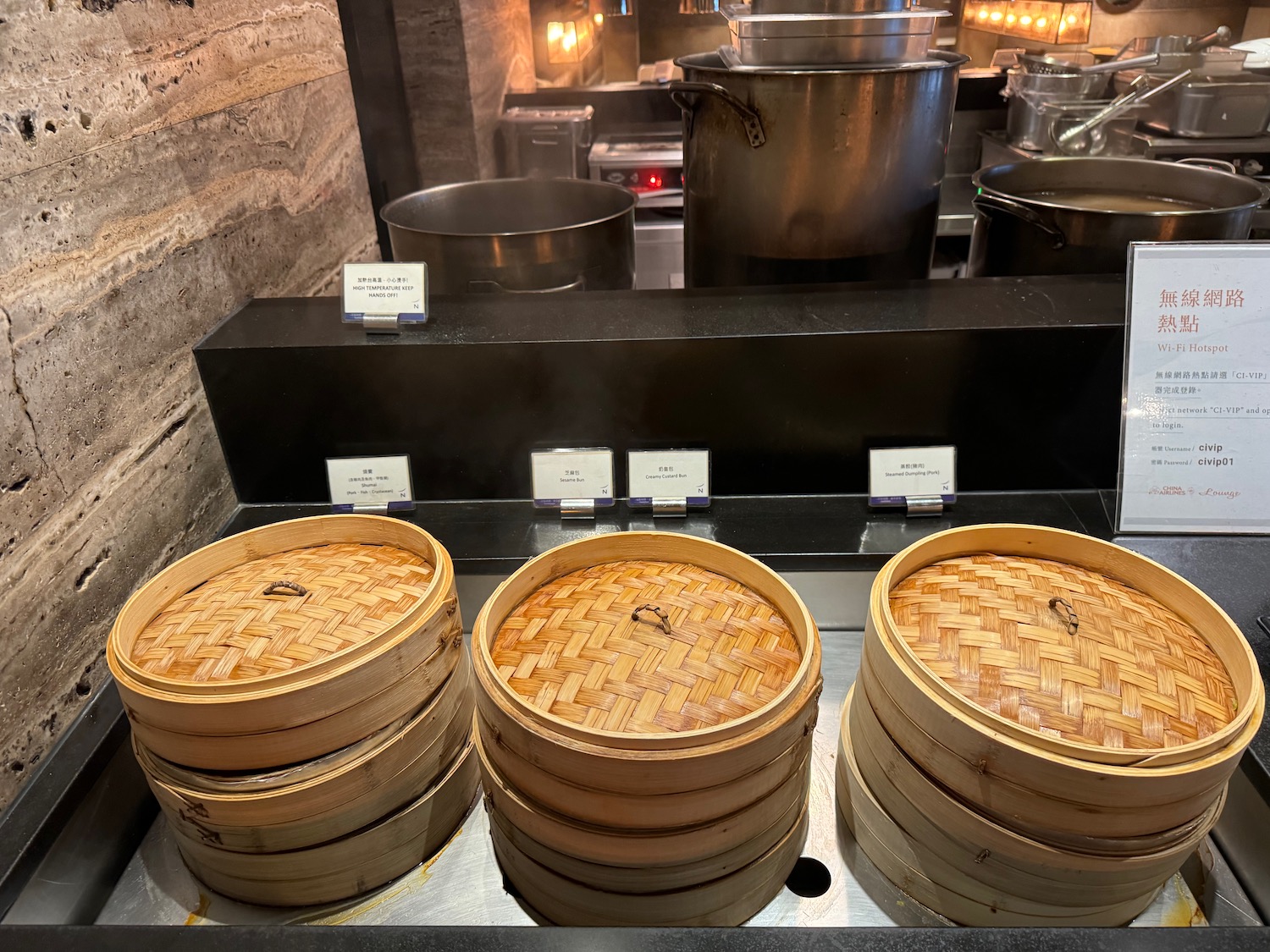 a group of baskets on a table