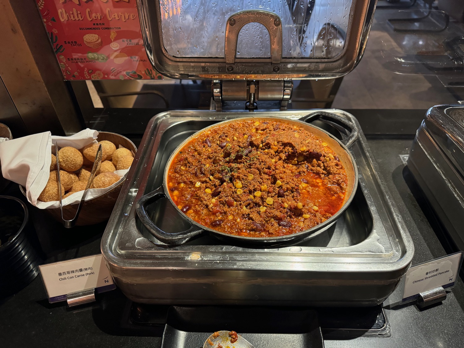 a pot of food on a stove