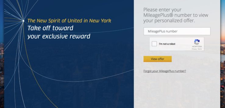 United New York Bonus Offer