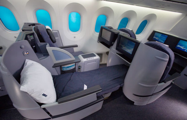 Lie-Flat Beds Return to Schedule Between BOS-SFO on United - Live and ...