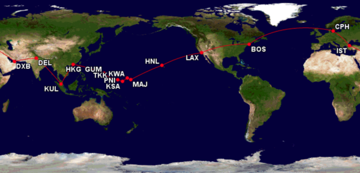 Around the World in a 737