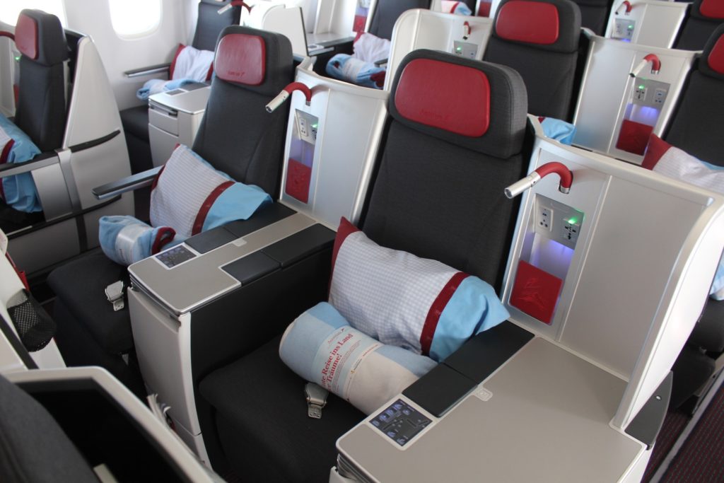 Review: Austrian Airlines 767 Business Class from Beijing to Vienna ...