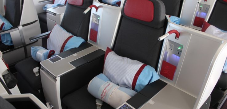 Austrian Airlines 767 Busines Class Review