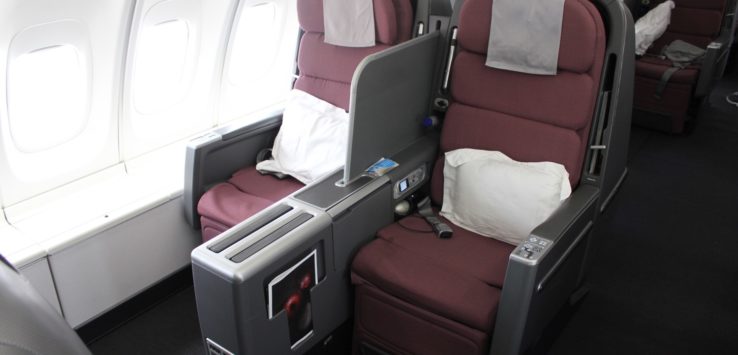 Qantas Business Class 747 Review