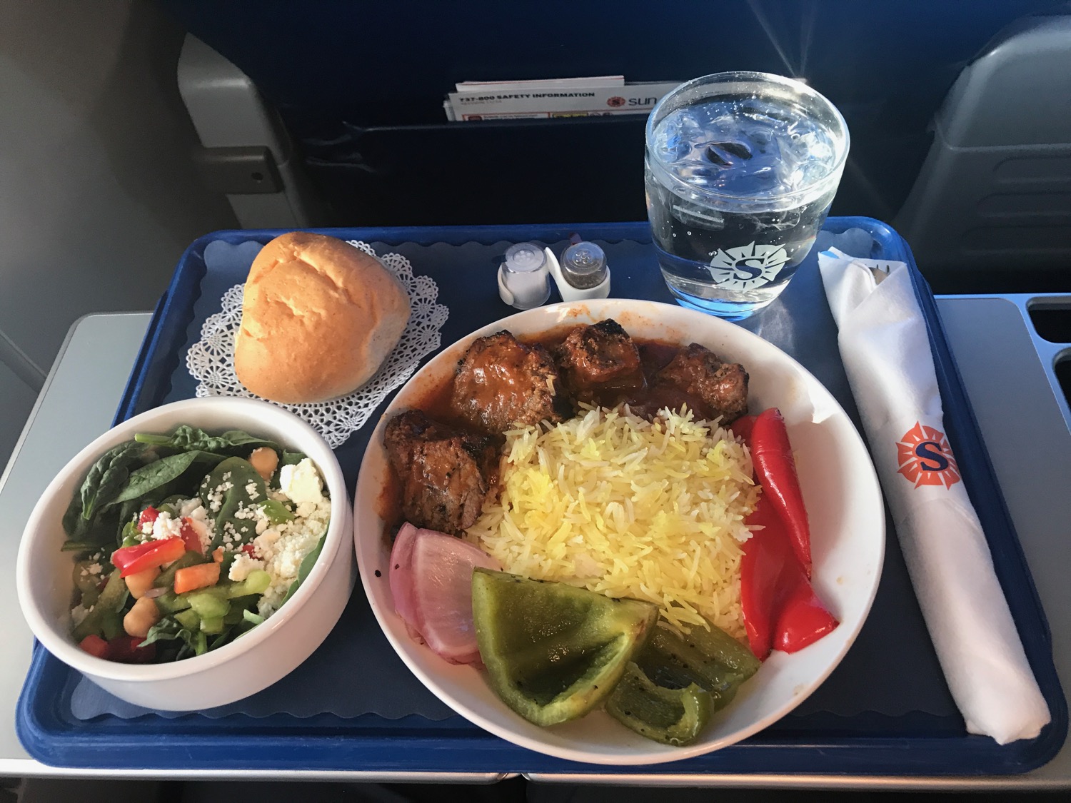 Sun Country First Class Meals