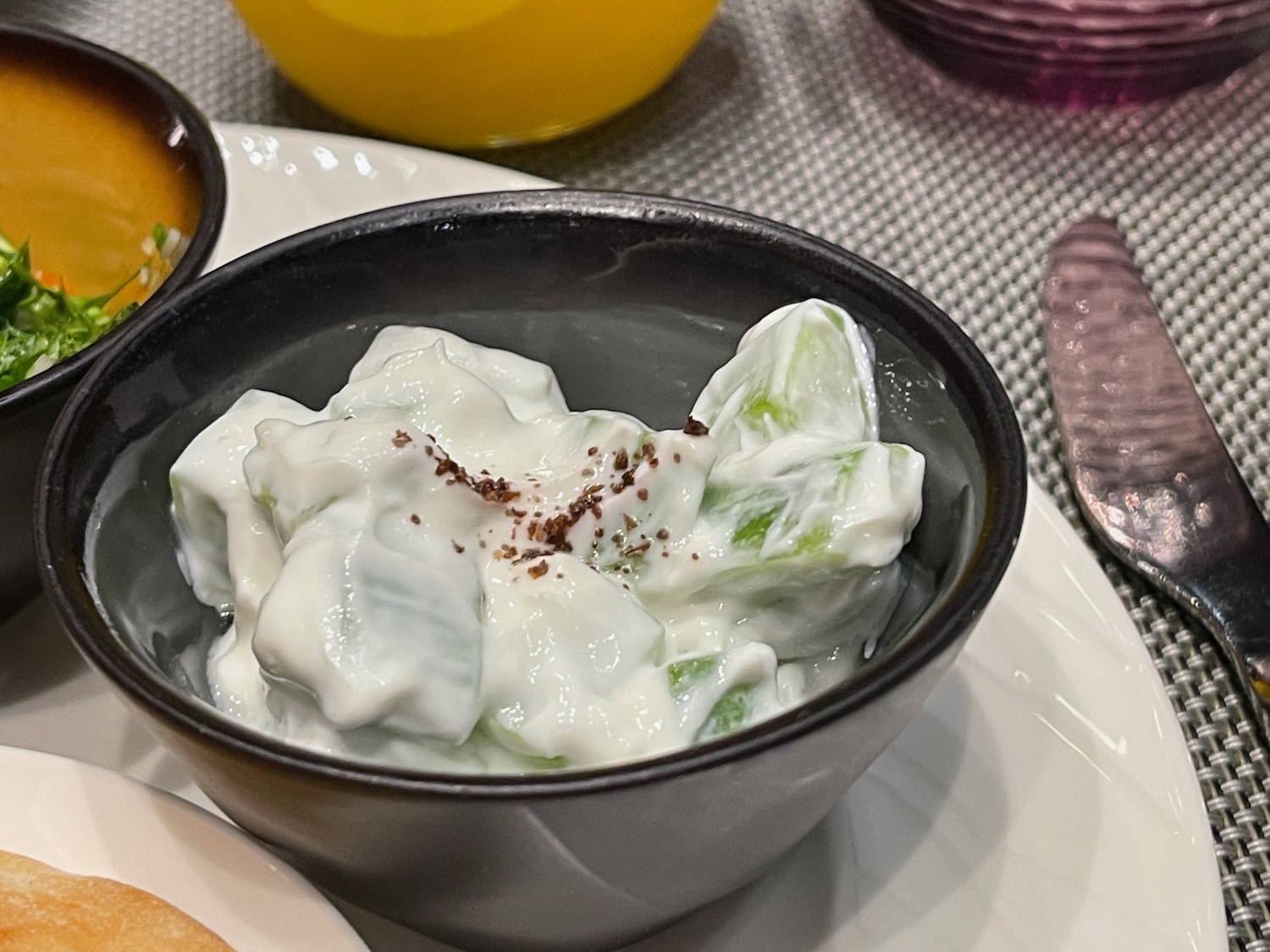 a bowl of food on a plate