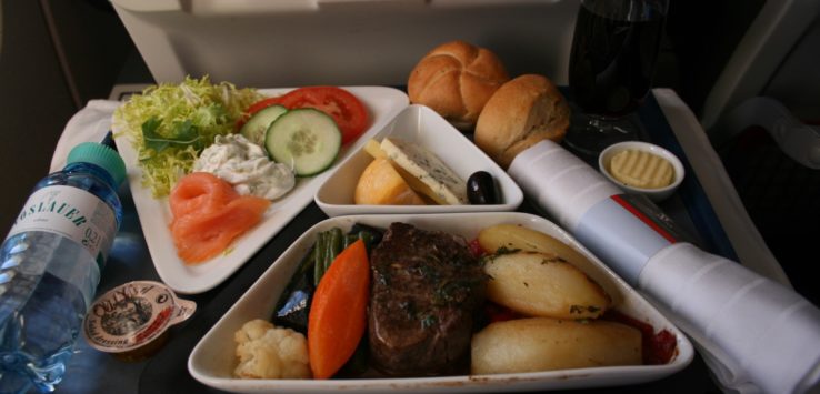 Austrian Airlines Steak