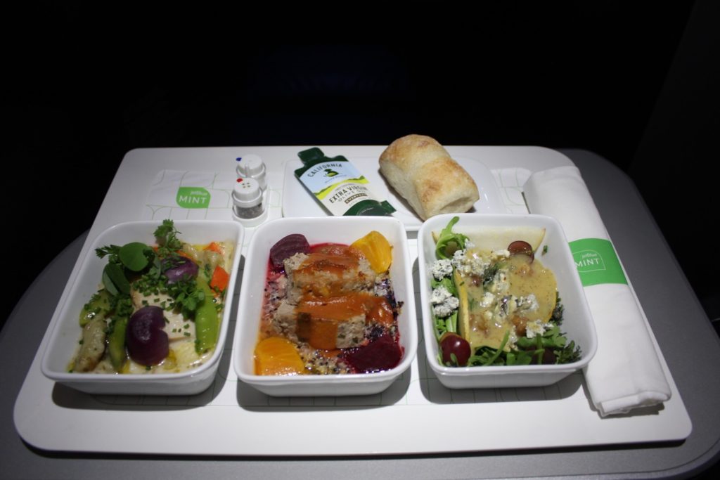 Why JetBlue Dinner In MINT Class Is The Best Live and Let's Fly