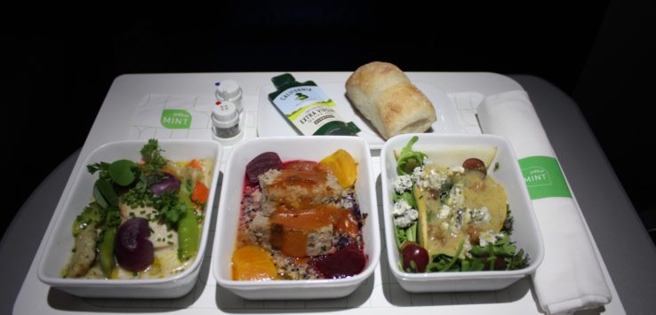 JetBlue Mint Dinner