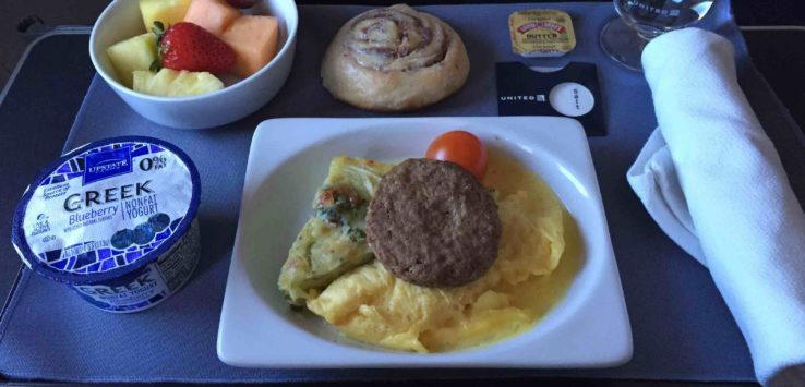 United Airlines Breakfast