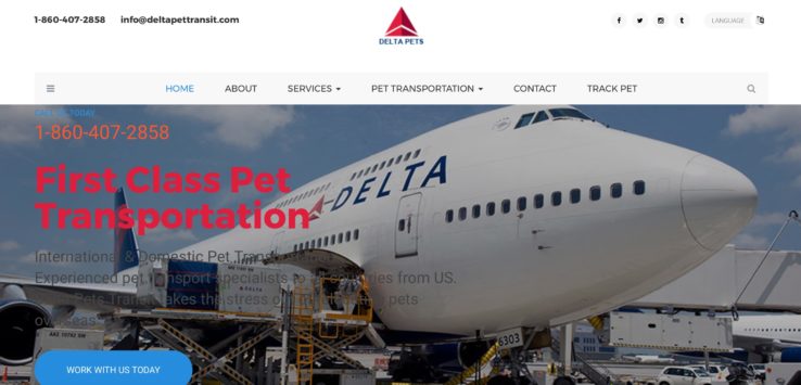 Delta Pets Fake Website