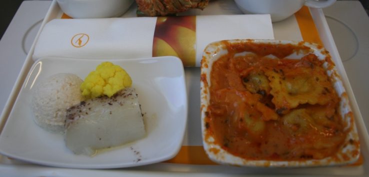 Lufthansa Business Class Italian Food