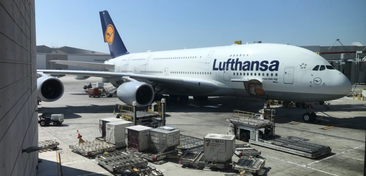 Lufthansa A380 Los Angeles