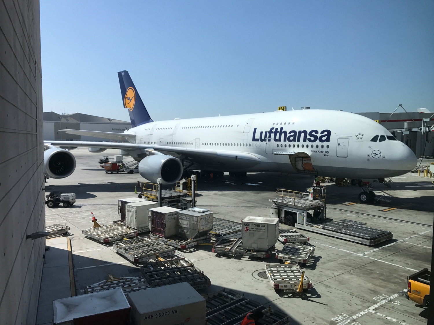 Lufthansa A380 Los Angeles