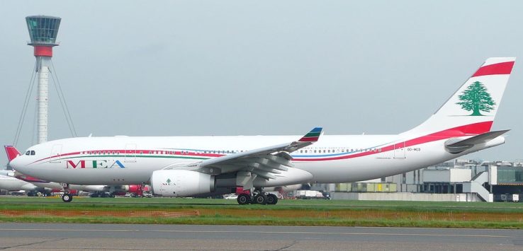 an airplane on the runway