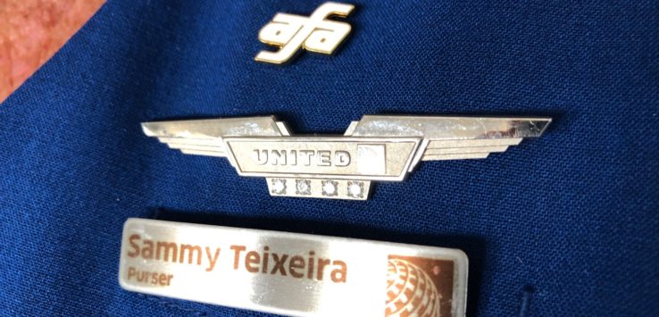 a close up of a badge