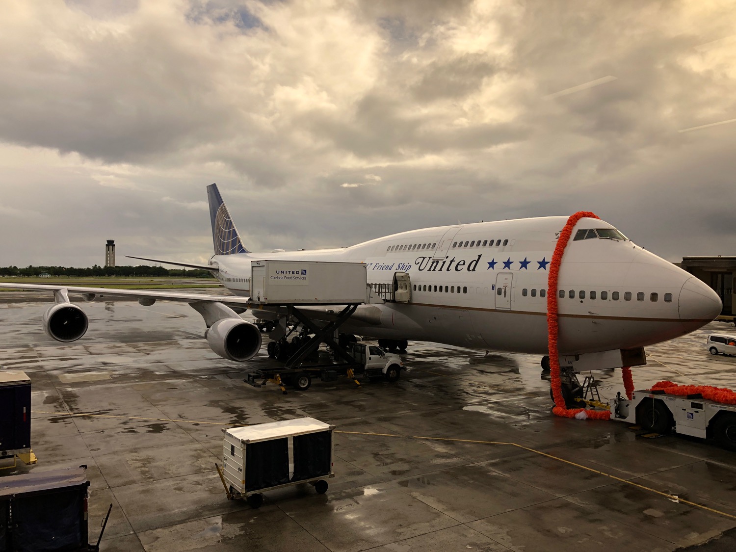 an airplane on the tarmac