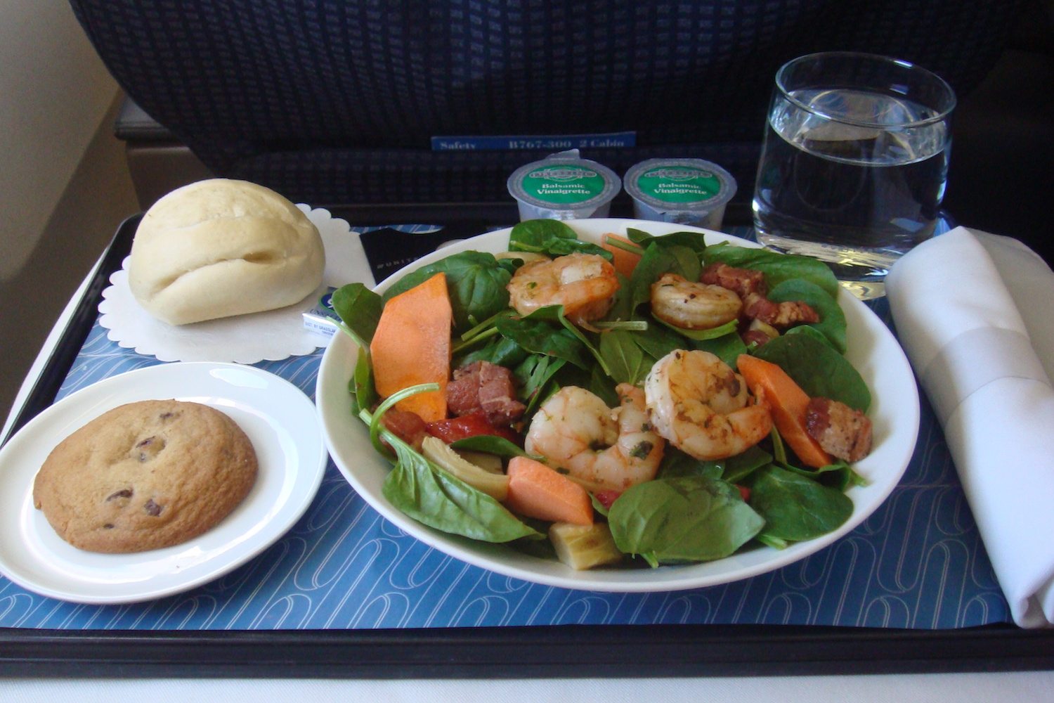 Shrimp Salad British Airways vs. United Airlines Live and Let's Fly