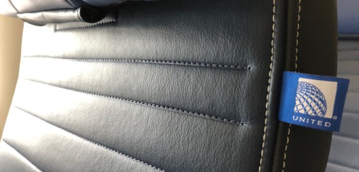 a close up of a seat