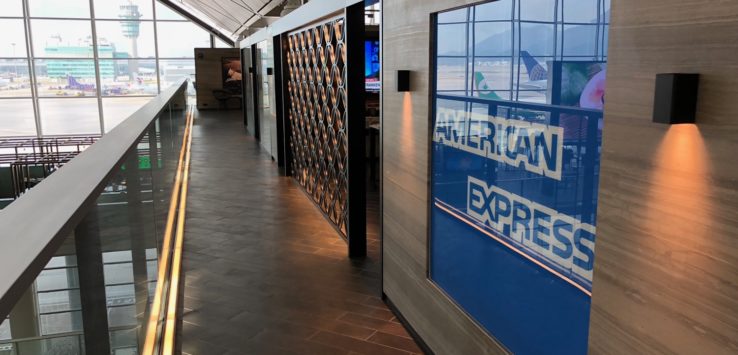 a hallway with a sign on the wall