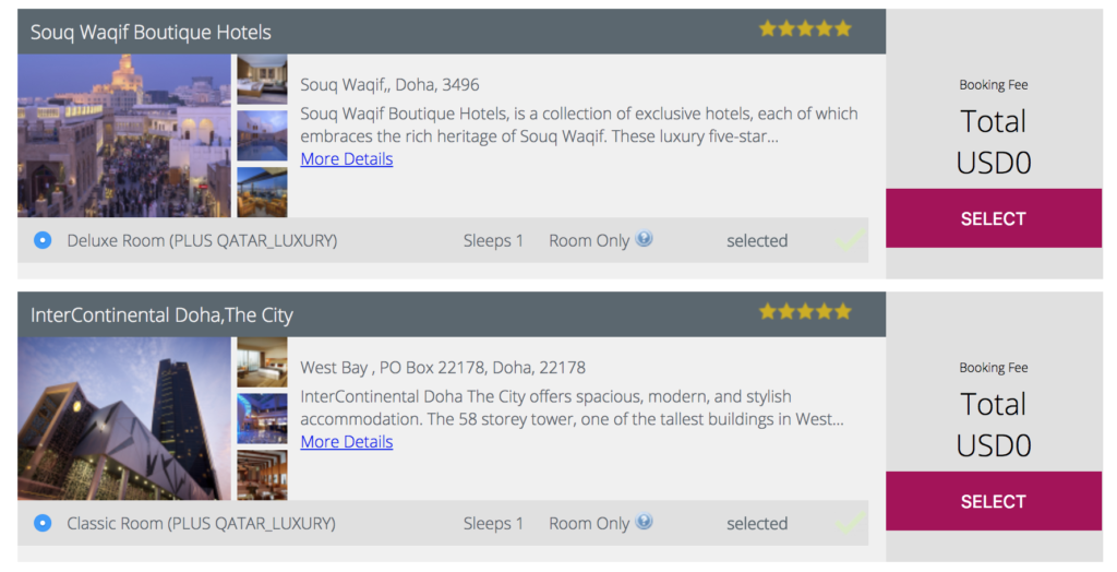 My Experience Booking a Complimentary Transit Hotel in Doha Live and