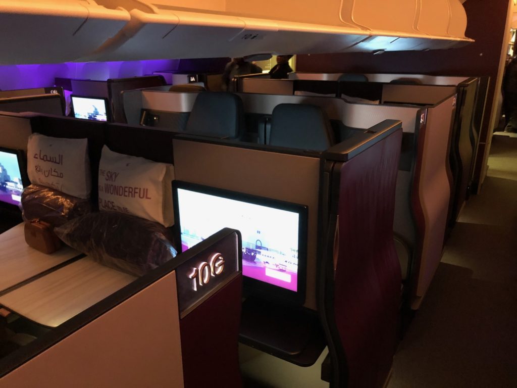 Review: Qatar Airways 777-300ER Qsuite Business Class New York To Doha ...