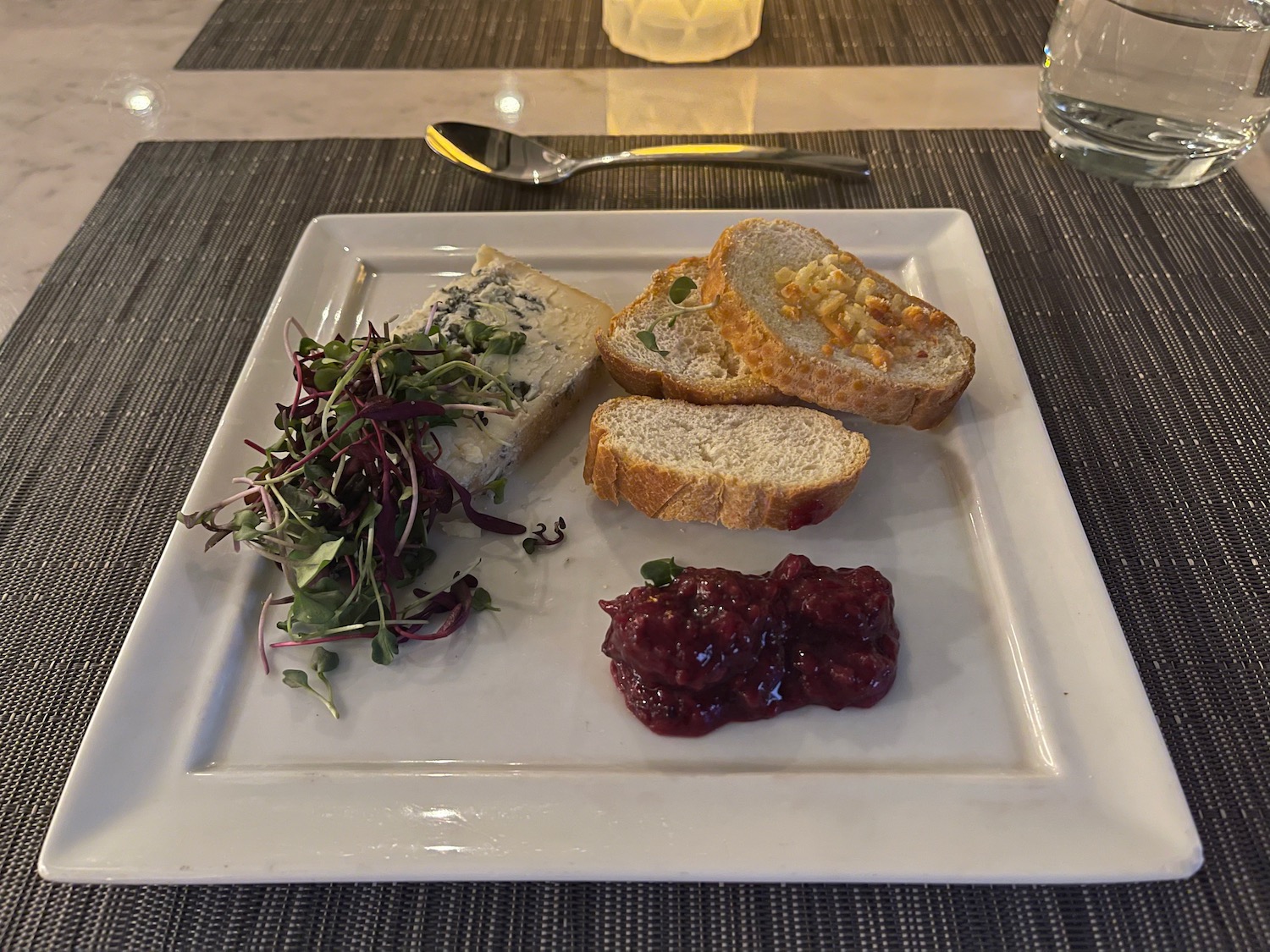 a plate of food on a table