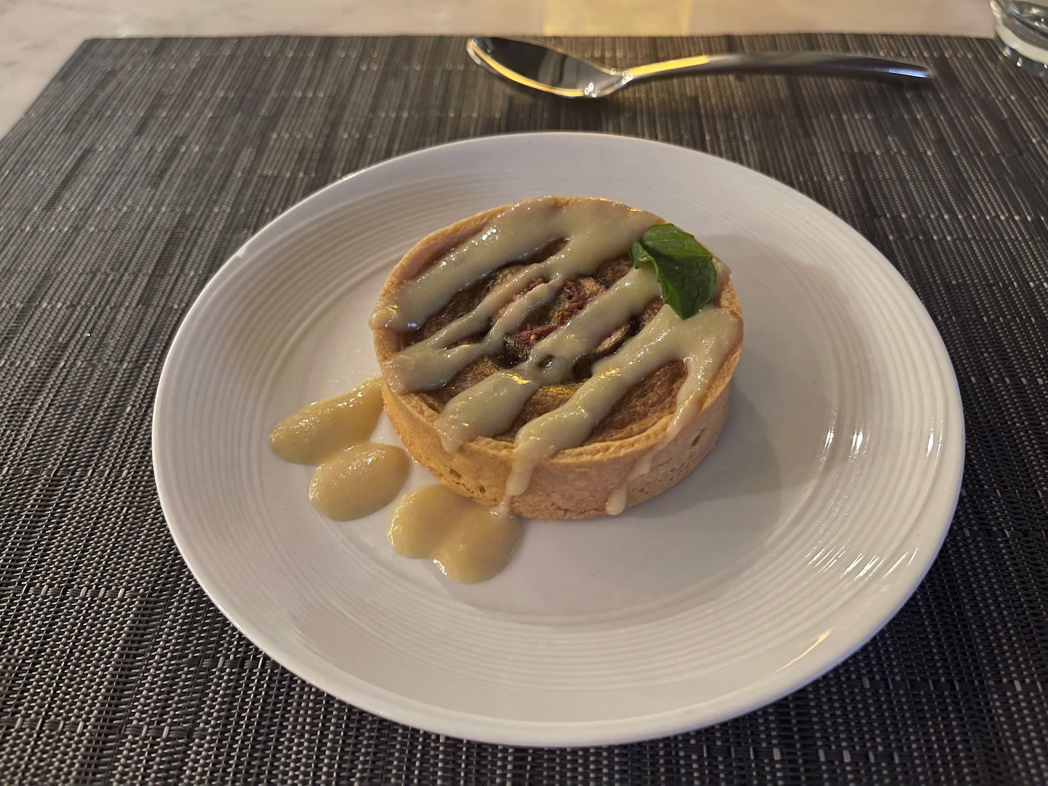 a plate of food on a table