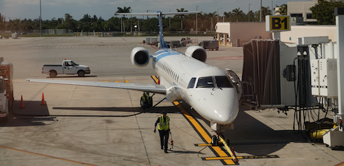 a plane on the tarmac