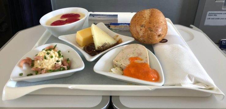 Lufthansa Domestic Business Class Meal