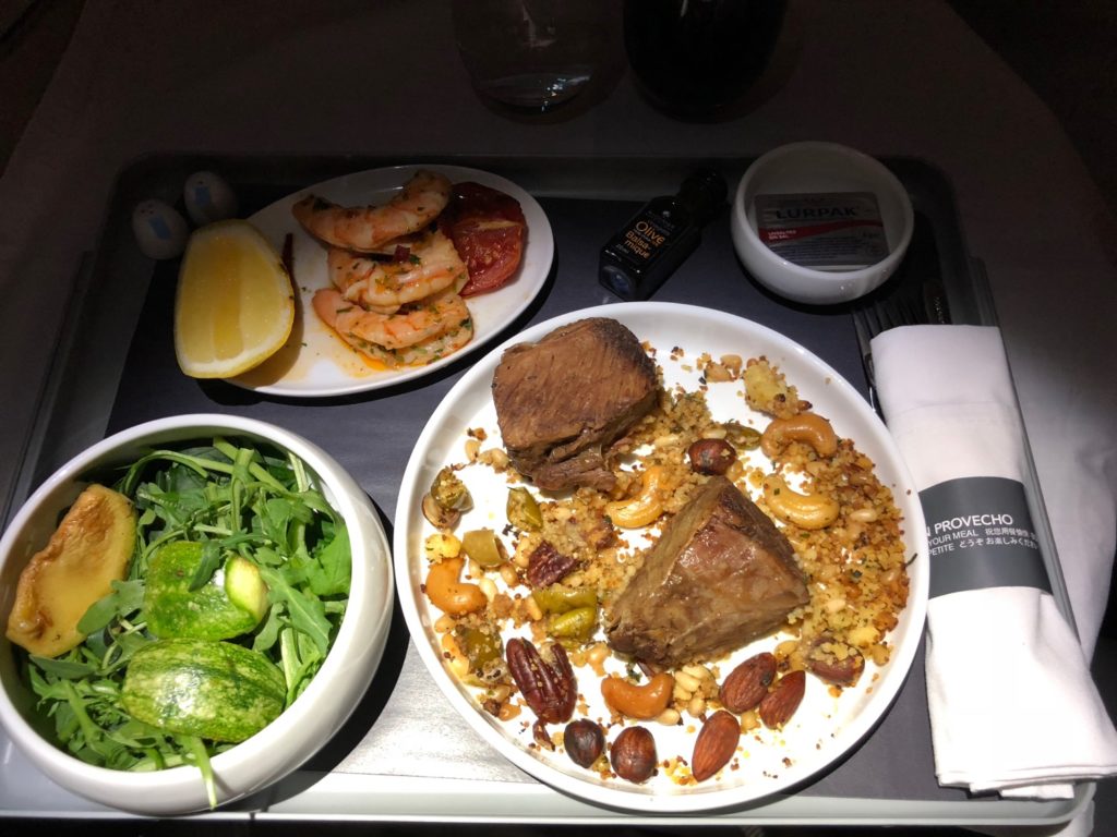 A Tasty Beef Dinner On Aeromexico - Live and Let's Fly