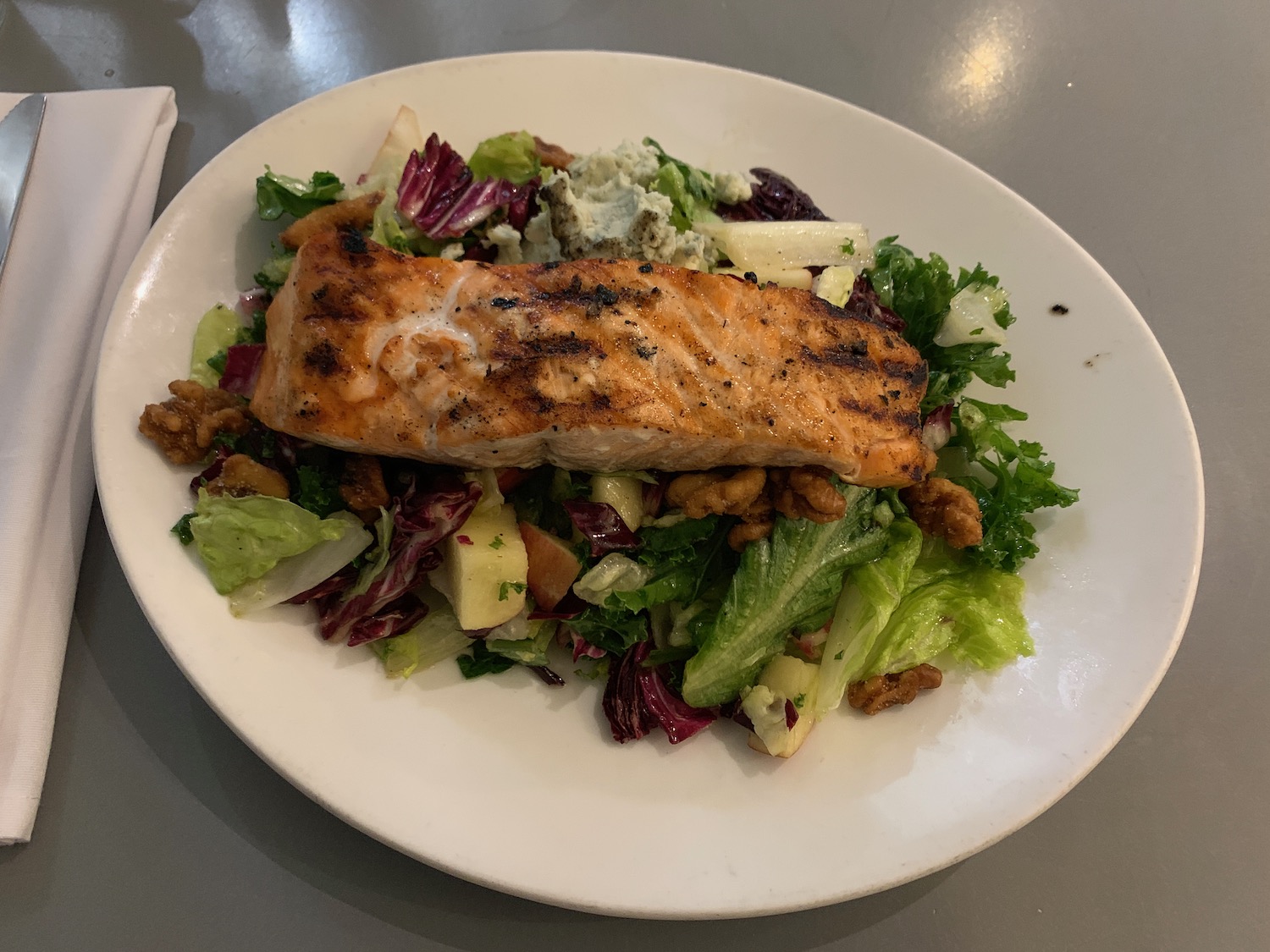 a plate of food on a table