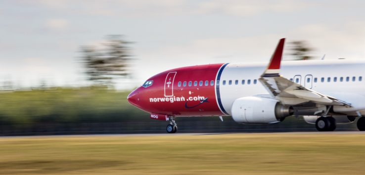 a plane taking off from a runway