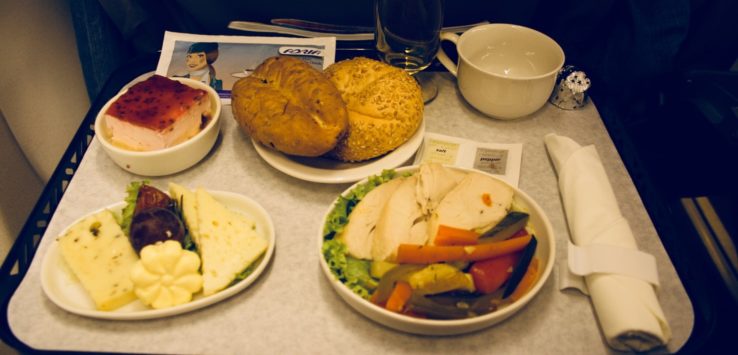 Adria Airways Business Class Meals