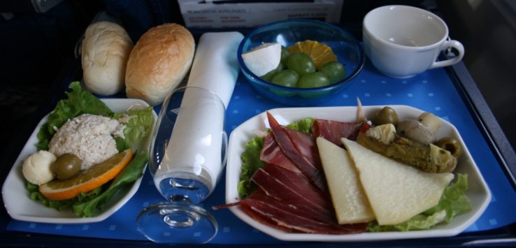 Croatia Airlines Business Class Meal Review