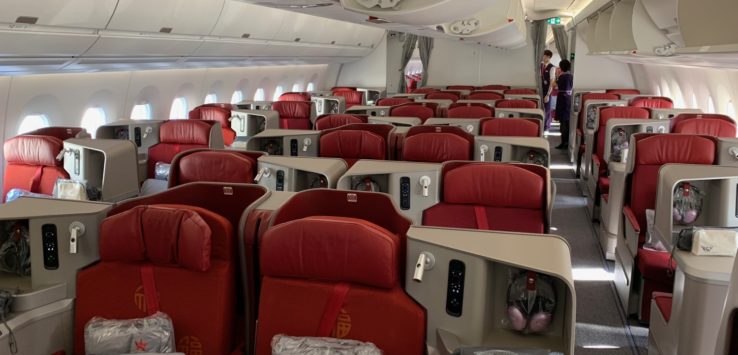 Hong Kong Airlines A350 Business Class LAX-HKG