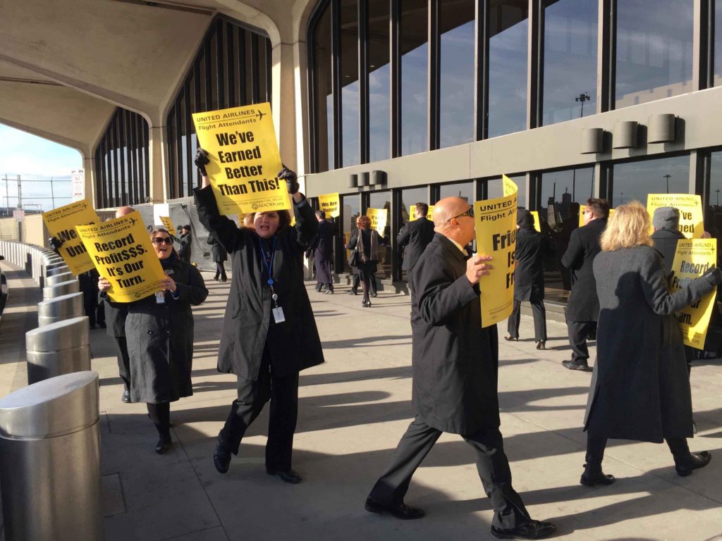 United Flight Attendants Plan Day Of Protest - Live and Let's Fly