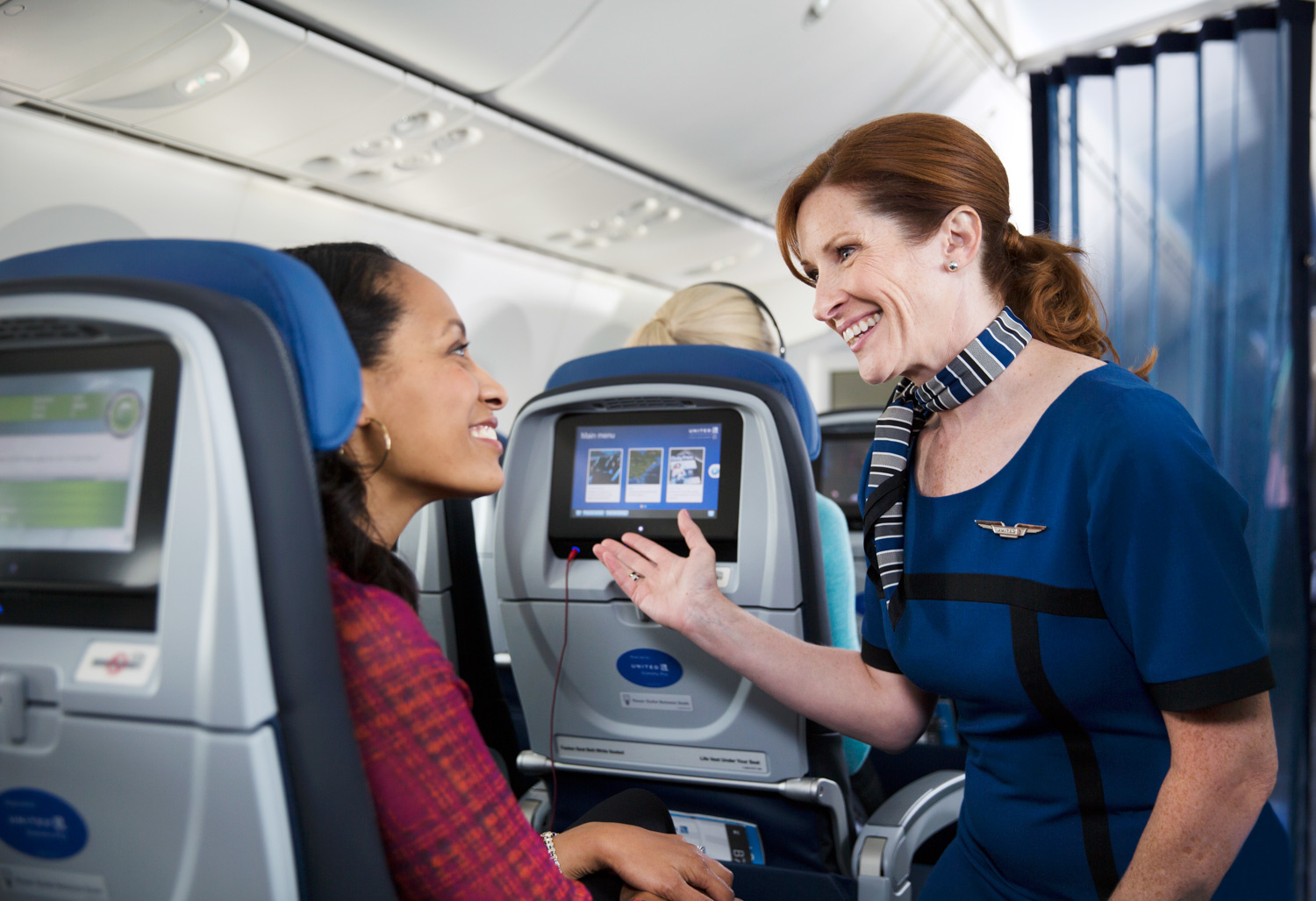 Flights offers. United Airlines! Flight attendant.