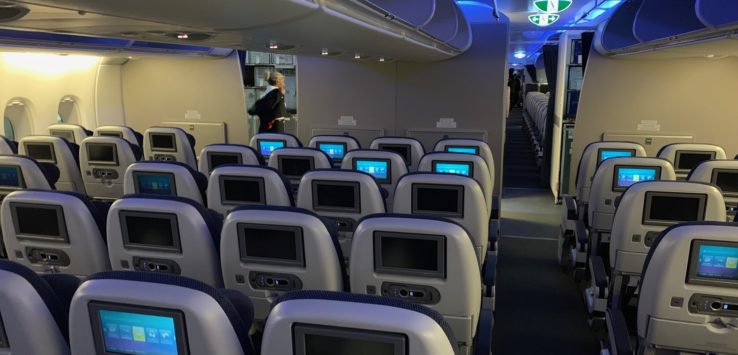 British Airways Seat Recline