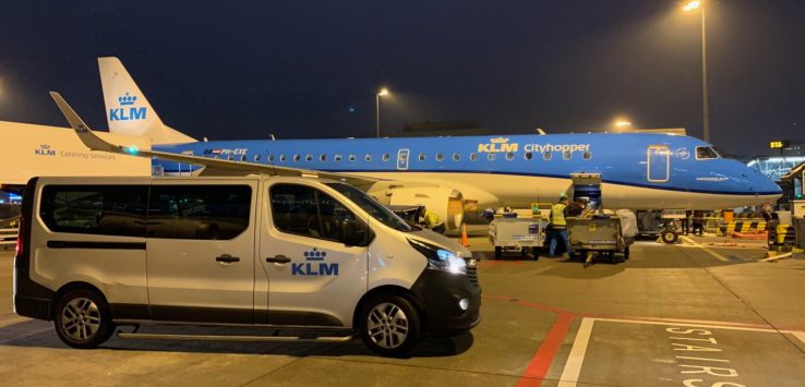 a plane parked on a tarmac