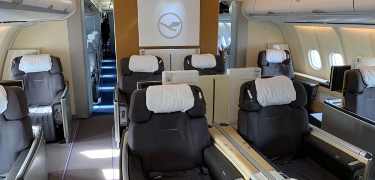 Lufthansa A340-600 First Class Review