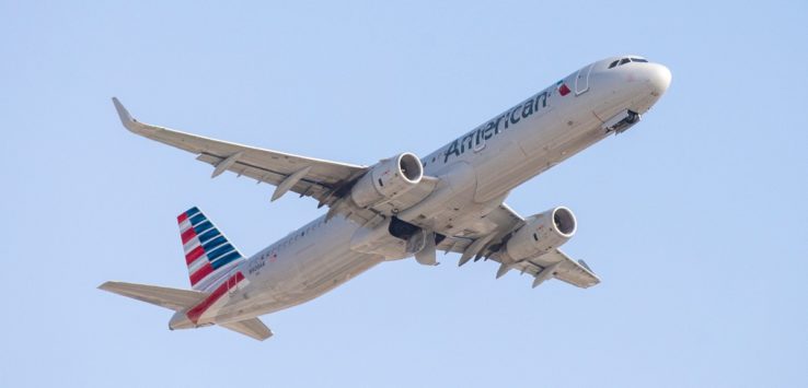 an airplane flying in the sky