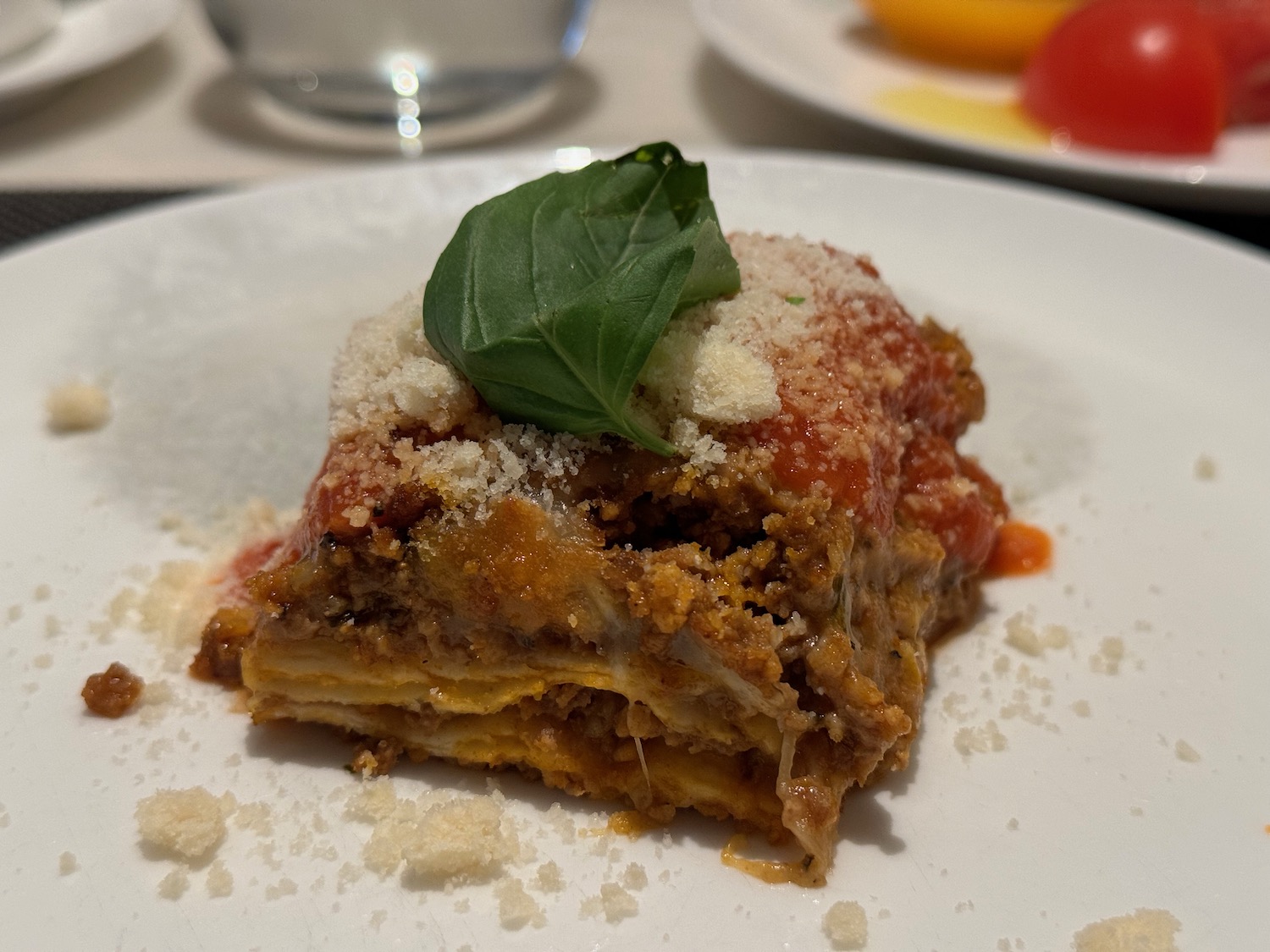 a plate of food on a table